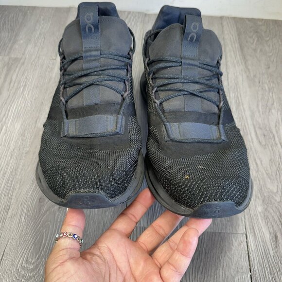 On Running Mens CloudNova Black Eclipse Running Shoes Size US 11.5 main image 5
